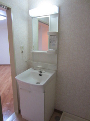 Washroom. Independent wash basin