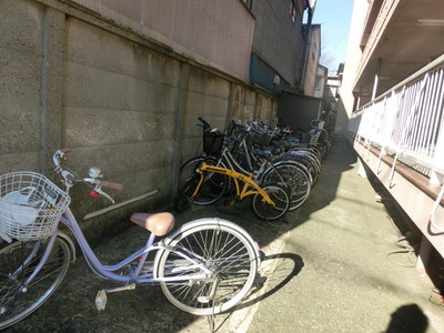 Other common areas. Bicycle parking space