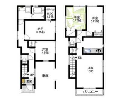 Floor plan. Price 39 million yen, 3LDK+S, Land area 78.03 sq m , Building area 99.42 sq m