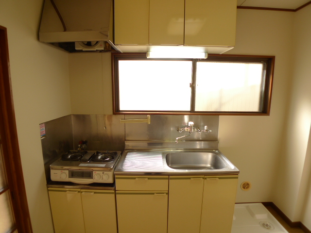 Kitchen. Because with two-burner gas stove will be suppressed initial cost.