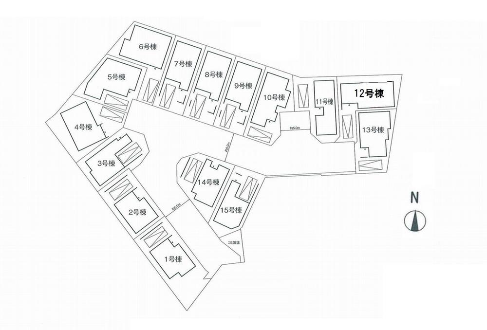 The entire compartment Figure. ◎ all 15 buildings of the large subdivision! 