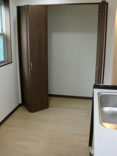 Kitchen. Large storage of kitchen horizontal