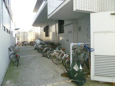 Other common areas. bicycle parking space