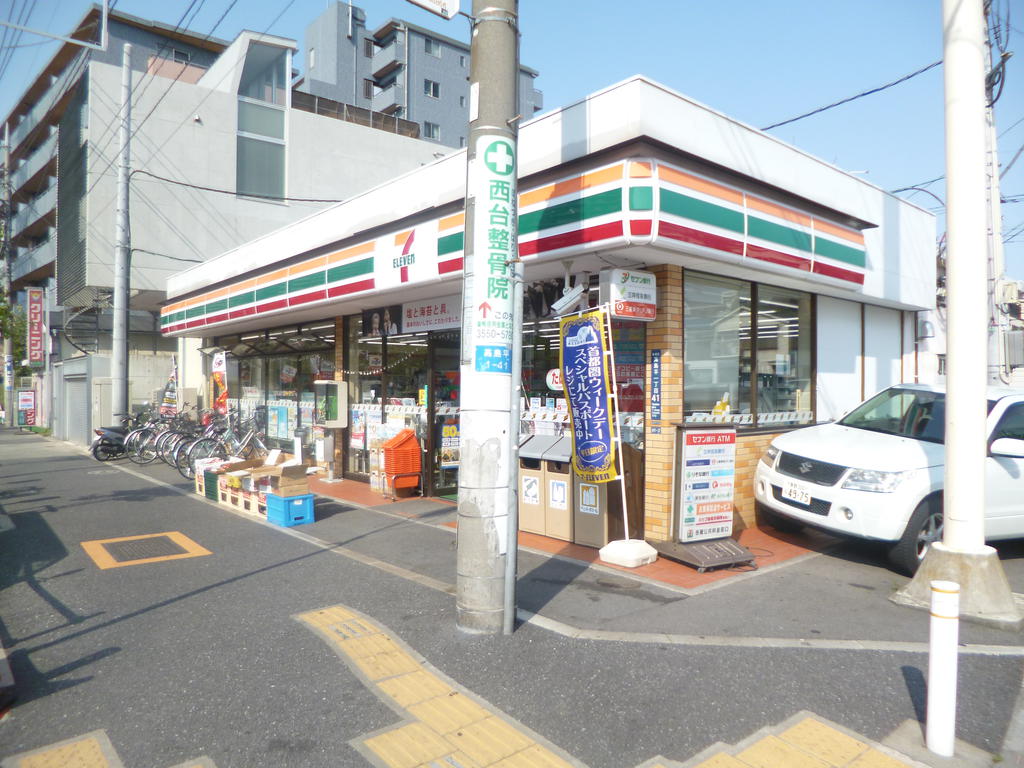 Convenience store. Seven-Eleven Itabashi Takashimadaira 1-chome Nishiten (convenience store) to 174m