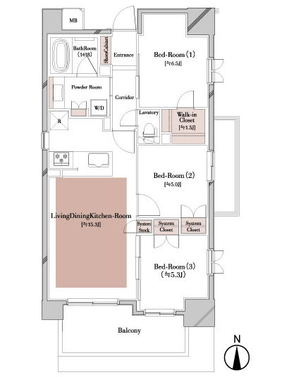 Floor: 2LDK + S + OS + BW + W, the occupied area: 70.04 sq m, Price: TBD