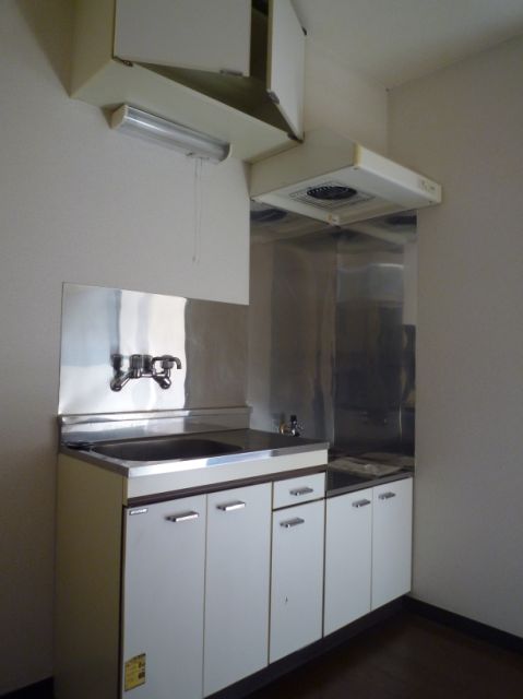 Kitchen. Two-burner stove installation Allowed spacious kitchen