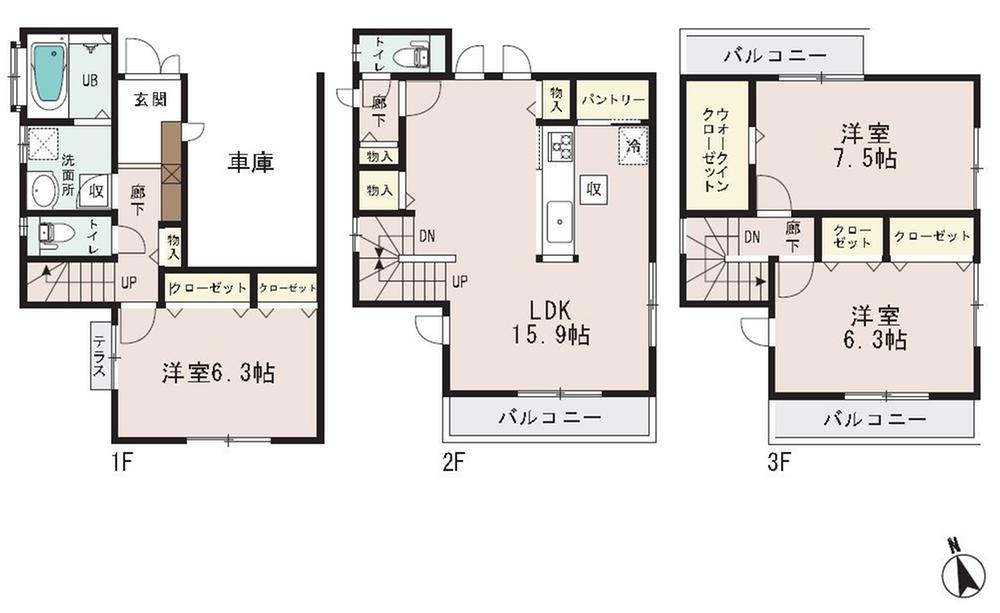 Floor plan. Popular residential area "Takashimadaira"