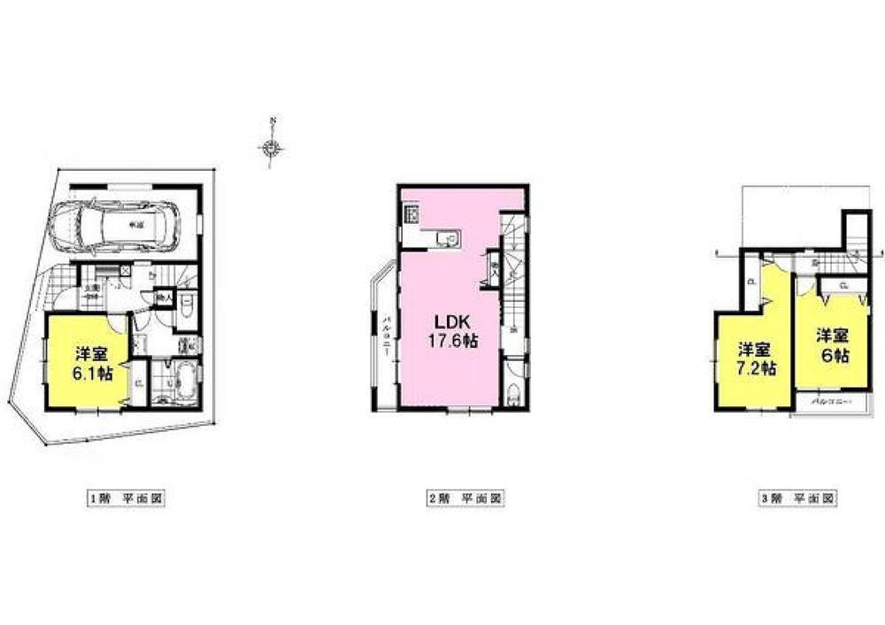 Other building plan example. Building plan example (No. 1 place) building price 16.2 million yen, Building area 89.09 sq m