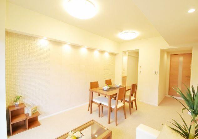 Living. It is with furniture.