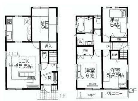 Floor plan. (3 Building), Price 47,800,000 yen, 3LDK+S, Land area 98.27 sq m , Building area 88.59 sq m