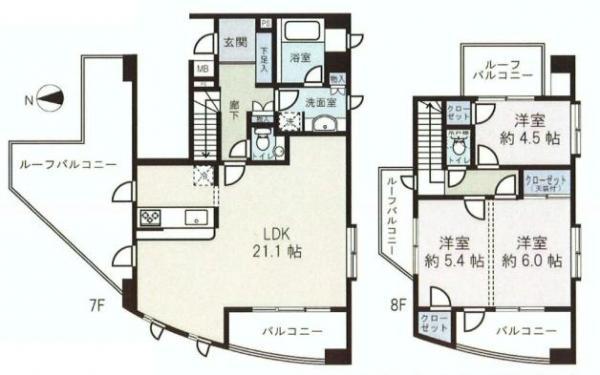 Floor plan. 3LDK, Price 39,800,000 yen, Occupied area 94.15 sq m