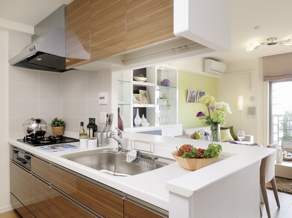 With beauty and functionality, Face-to-face kitchen
