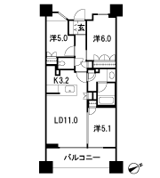 Floor: 3LDK, occupied area: 66.28 sq m, Price: TBD