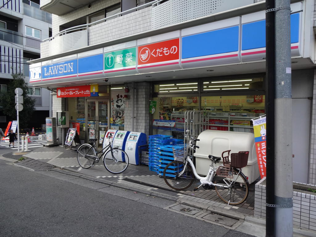 Convenience store. Lawson Akatsuka Yonchome store up (convenience store) 83m