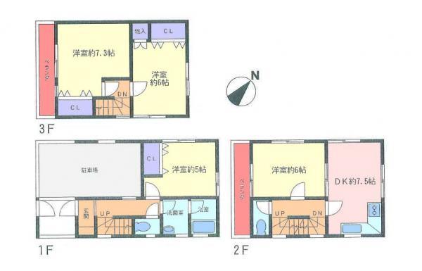 Floor plan. 32,900,000 yen, 4DK, Land area 49.8 sq m , Building area 78.97 sq m