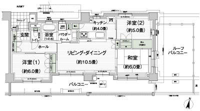 Floor: 3LDK, the area occupied: 70.8 sq m, Price: 47,280,000 yen, now on sale