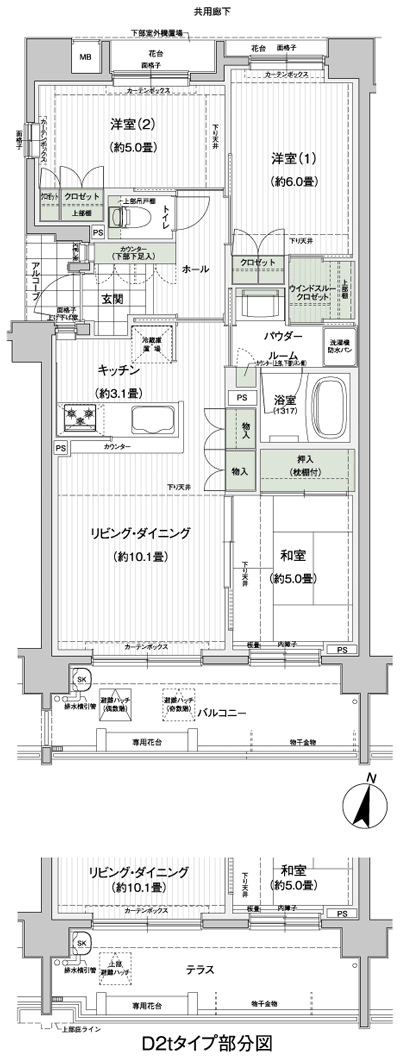Floor: 3LDK, occupied area: 66.26 sq m, Price: TBD