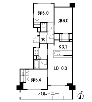 Floor: 3LDK, the area occupied: 66.3 sq m, Price: 40,280,000 yen, now on sale
