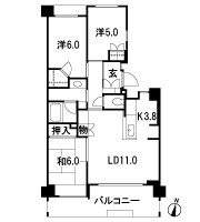 Floor: 3LDK, occupied area: 70.19 sq m, Price: 42,680,000 yen, now on sale