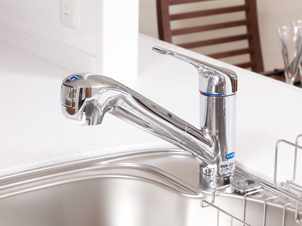 Kitchen.  [Water purifier integrated hand shower faucet] Water purification function with hand shower faucet that safe and tasty water can be used. You can clean up every nook and corner of the sink if pulled out the hose.