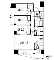Floor: 3LDK, occupied area: 72.51 sq m, Price: TBD