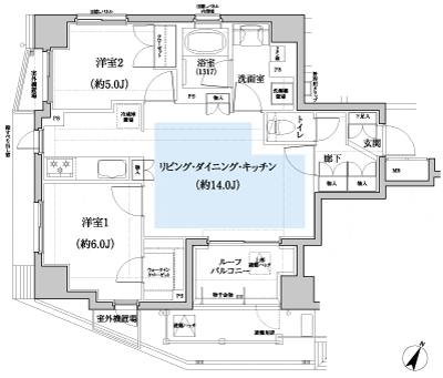 Floor: 2LDK, occupied area: 59.48 sq m, Price: 32,500,000 yen, now on sale