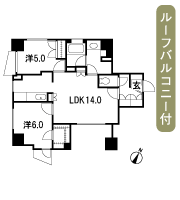 Floor: 2LDK, occupied area: 59.48 sq m, Price: 32,500,000 yen, now on sale