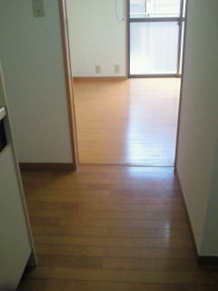 Living and room. Entrance → Western style room