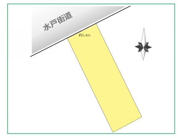 Compartment figure. Land price 22,400,000 yen, Land area 98.9 sq m floor plan