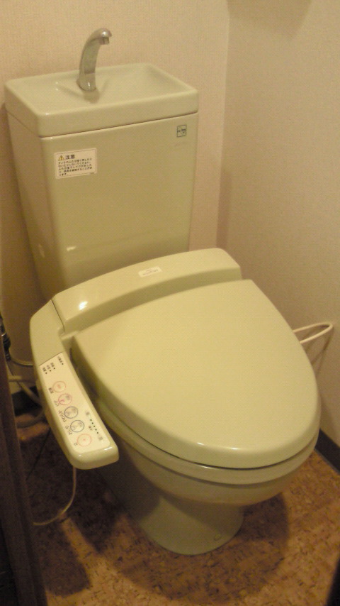 Toilet. Washlet toilet seat