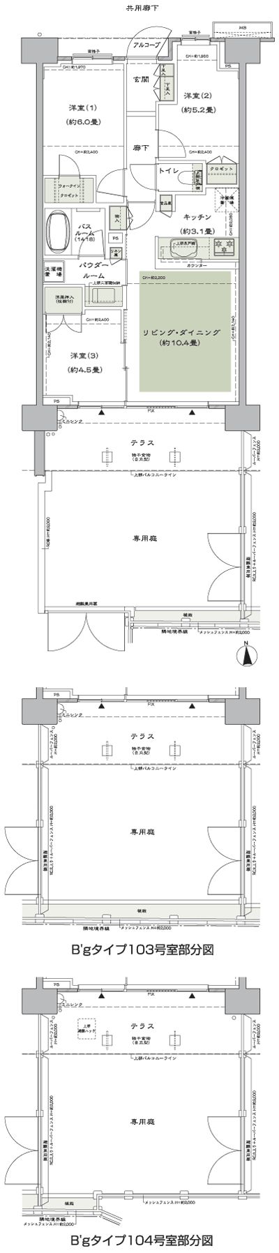 Floor: 3LD ・ K + WIC (walk-in closet), the occupied area: 64 sq m, Price: TBD