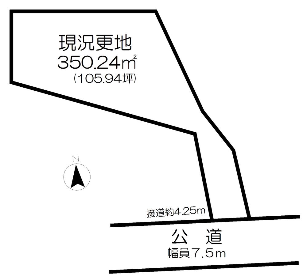 Compartment figure. Land price 39,800,000 yen, Land area 350.24 sq m