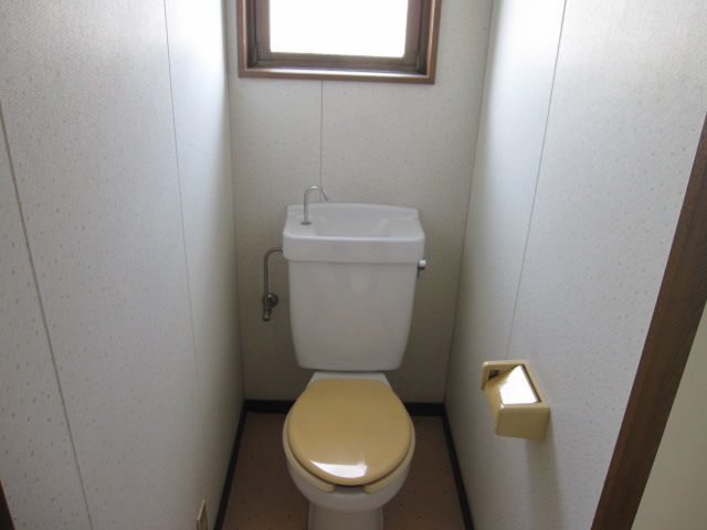 Toilet. Also attached ventilation window, Because it is an independent space spacious.