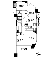 Floor: 4LD ・ K, the occupied area: 82.98 sq m, Price: 40,600,000 yen, now on sale