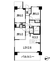 Floor: 3LD ・ K + N (storeroom) + WIC (walk-in closet), the occupied area: 70.58 sq m, Price: 37,800,000 yen, now on sale