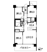 Floor: 3LD ・ K + N (storeroom) + WIC (walk-in closet), the occupied area: 70.59 sq m, Price: TBD