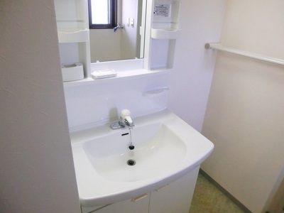 Washroom. It comes with independent wash basin. 