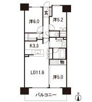 Floor: 3LDK + MC, occupied area: 70.83 sq m, Price: TBD