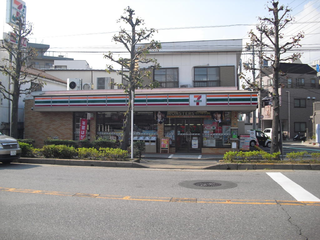 Convenience store. Seven-Eleven Katsushika infield store up (convenience store) 340m