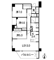 Floor: 3LDK + WIC + SIC + TR, the occupied area: 79.31 sq m, Price: TBD