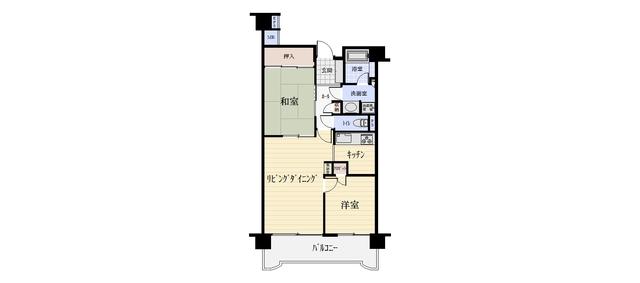 Floor plan. 2LDK, Price 14.8 million yen, Occupied area 56.79 sq m , Balcony area 9.32 sq m floor plan