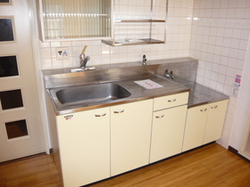 Kitchen. City gas ・ Gas stove installation Allowed