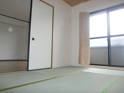 Living and room. Facing south of bright Japanese-style room