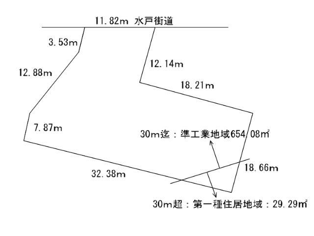 Compartment figure. Land price 235 million yen, Land area 610.24 sq m