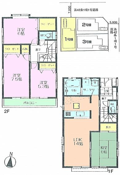 Floor plan. 28.8 million yen, 4LDK, Land area 107.16 sq m , Building area 92.73 sq m floor plan