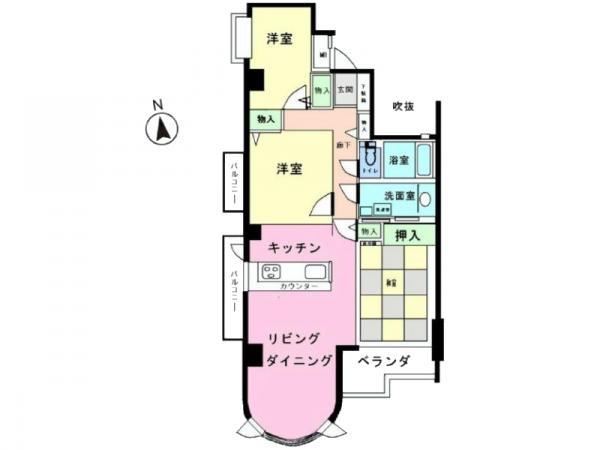 Floor plan. 3LDK, Price 23.8 million yen, Occupied area 80.35 sq m , Balcony area 9.49 sq m