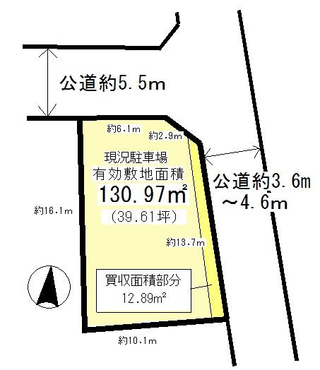 Compartment figure. Land price 47,400,000 yen, Land area 143.86 sq m