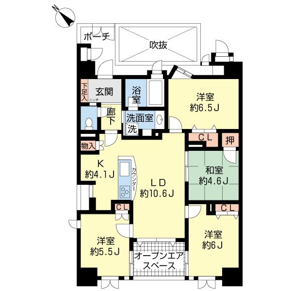 Floor plan. 4LDK, Price 31,900,000 yen, Occupied area 78.94 sq m