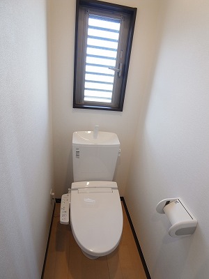 Toilet. With warm water washing toilet seat