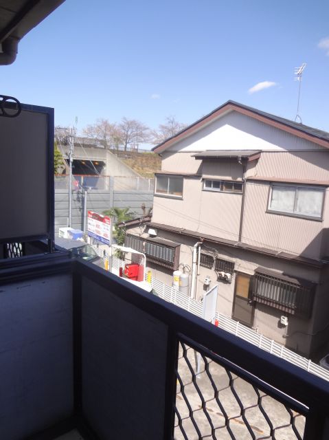 Balcony. View from the veranda.